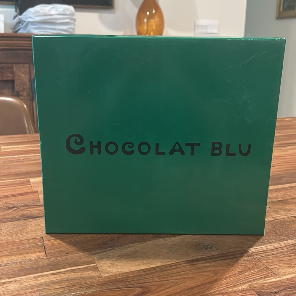 Chocolat Blu Tan Leather Wedge Booties size 8 - Picture 9 of 9